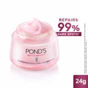 Pond's Bright Beauty Light Cream with UV Filter Niasorcinol Fades Dark Spots Brightens Skin (24 g)