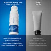 Be Bodywise 4% AHA BHA Underarm Roll On - For Underarm Pigmentation & Odour - Flora (75 ml)