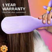 Bombae Pro Ceramic Ionic Hair Straightener Brush - 5X Less Frizz 2X More Volume (1 pc)