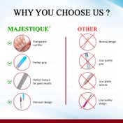 Majestique 2-in-1 Nail Care Set - Glass Nail Filer & Cuticle Remover (2 pcs)