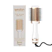 WINSTON Blow Drying Brush with Adjustable Temperature Setting 1200W - White (1 pc)
