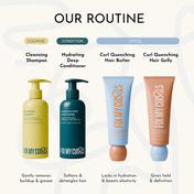 Fix My Curls Curl Quenching Moisture Styling Duo For Curly And Wavy Hair (2 Pcs, 50 g Each)