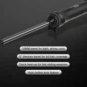 Ikonic Professional Hotwand 2.0 Hair Curling Wand for Women, Hair Curling Tong Titanium Barrel 1's