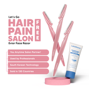 LetsShave Evior Face Razor - (3 Pcs)