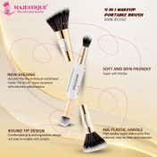 Majestique 4 in 1 Multifunctional Makeup Brush - Golden