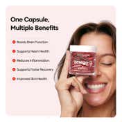 YourHappyLife Omega-3 4X Triglyceride & Astaxanthin for Brain Heart Joints (50 softgels)