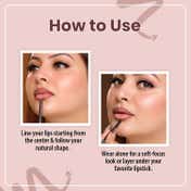 TNW The Natural Wash Glide & Shine Lip Liner, Hydrating, Defining Long-Wear - Boldline 02 (1.2 g)