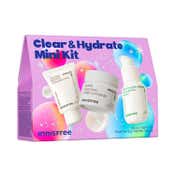 Innisfree Clear & Hydrate Gift Set – Holiday Pore Care & Lightweight Daily Hydration (3 pcs)