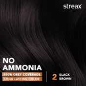 Streax Hair Colour - 2 Black Brown (70gm+50ml)