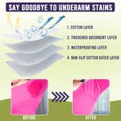 Bronson Professional Disposable Underarm Sweat Pads Kit (10 pcs)
