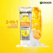 Garnier Vitamin C + Serum Face Wash for Brightening & Tan Removal For all Skin Types (100 g)