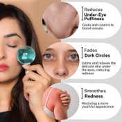 House of Beauty Ice Globe Blue-Puffy Eyes, Face Lifting, Digital Eyes Stress Reduction (1 Pair)