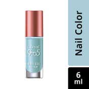 Lakme 9 to 5 Primer + Gloss Nail Color - Blue Scape (6 ml)