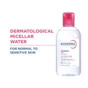 Bioderma Sensibio H2O Dermatological Micellar Water - Makeup Remover Prevents Clogged Pores (250 ml)