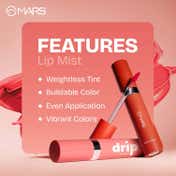 MARS Drip Lip Mist for Women - 05-Cranberry Drip (4.5 ml)