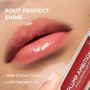L'Oreal Paris Plump Ambition Hyaluron Lip Oil For Fuller, Bouncier Lips - 390 Cherry Cherie (5 ml)