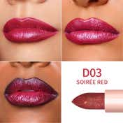 Oulac Infinity Moisture Shine Lipstick - D03 Soiree Red (4 g)