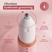 Protouch SOS+ 2 IN 1 Eyebrow & Facial Grooming Pen - Pink