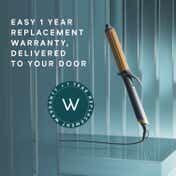 Winston Hair Curler Tong with Adjustable Heat Setting - Grey