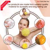 Majestique Loofah with Shampoo Massager - Orange