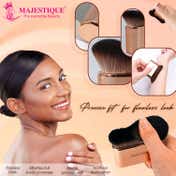 Majestique Tanner Body Brush for Self Tan & Body Glow - Golden