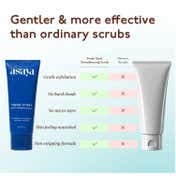 Asaya Fresh Start Smoothening Scrub AHA BHA Face and Body Exfoliator for Instant Glow (70 g)