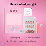 RENEE Stick On Nails - Holographic Nail 02 (Pack of 30)