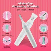 Vega Silk Touch Eyebrow Underarms & Bikini Trimmer for Women (VHBT-01) (141 g)