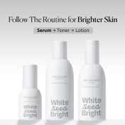 The Face Shop White Seed Brightening Serum – Korean Niacinamide Serum for Dark Spots Pigmentation & Glow (50 ml)