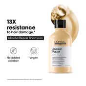L'OREAL PROFESSIONNEL Absolut Repair Shampoo For Dry and Damaged Hair With Protein & Omega 9 (300 ml)