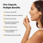 YourHappyLife Core Detox Cleanse for Lungs + Liver (60 capsules)