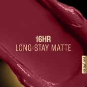Lakme Forever Matte Liquid Lip 16hr Lipstick Lightweight & Transferproof - Red Sangria (5.6 ml)