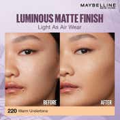 Maybelline New York Super Stay Lumi-Matte Liquid Foundation 30H Longwear - 220 (35 ml)