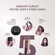 Tash Hair Twirl Automatic Cordless Hair Curler - Blush (1 Pcs)