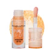 Makeup Revolution Pout Lip Oil - Honey Shimmer (3 ml)