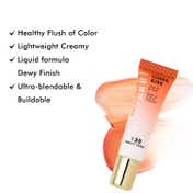 Milani Cheek Kiss Liquid Blush - Cheeky Coral (10.8 ml)