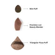PAC Base Perfecting Trio Makeup Sponge & Puff Set (3 pcs)