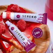 Sereko Ceramide Peptide Tinted Lip Balm for Dry Chapped Lips - Raspberry Sorbet (8 g)