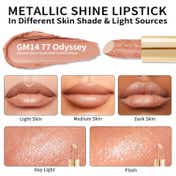 Oulac Metallic Shine Lipstick - GM14 Odyssey (4.3 g)