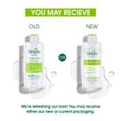 Simple Kind To Skin Micellar Cleansing Water with Vitamin B3 Gently Removes Makeup (200 ml)