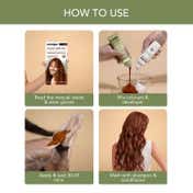 Paradyes Semi-Permanent Glossy Hair Tint, Enriched with Herbal Extracts - Cinnamon Brown (160 g)