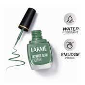 Lakme Ultimate Glam, Eye Liner, Quick Drying, Water Resistant, Smudgeproof, Green - (9 ml)