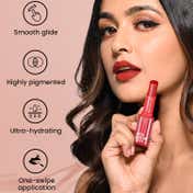 Swiss Beauty Satin Comfort Lipstick - Toasted Brown (3 g)