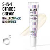 Lakme 9To5 Hya Glam Strobe Cream With Hyaluronic Acid & Niacinamide- Liquid Gold (30 g)