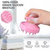 Beautiliss Silicone Hair Scalp Massager & Anti Dandruff Shampoo Brush - 01