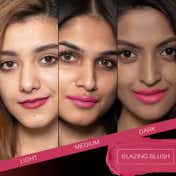 Faces Canada Weightless Matte Lipstick, Pigmented and Hydrated Lips - Blazing Blush 20 (4.5 g)