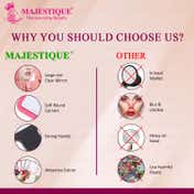 Majestique Flat Handheld Compact Makeup Mirror for Women - Purple