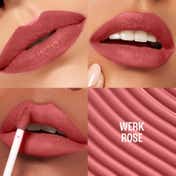 Lakme 9 To 5 Hya Matte Hydrating Liquid Lipstick - Werk Rose (5.3 ml)