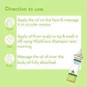 WishCare 100% Pure Cold Pressed Olive Oil for Dry and Frizzy Hair and Glowing Skin (200 ml)