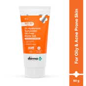 The Derma Co 1% Hyaluronic Sunscreen Oil-Free Matte Gel SPF 50 (80 g)